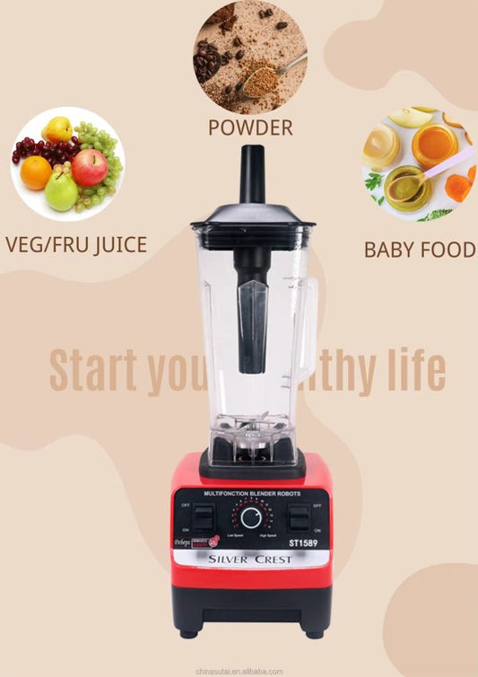 Silver Crest 4500W Blender & Chopper – 2L + 700ml | German Tech